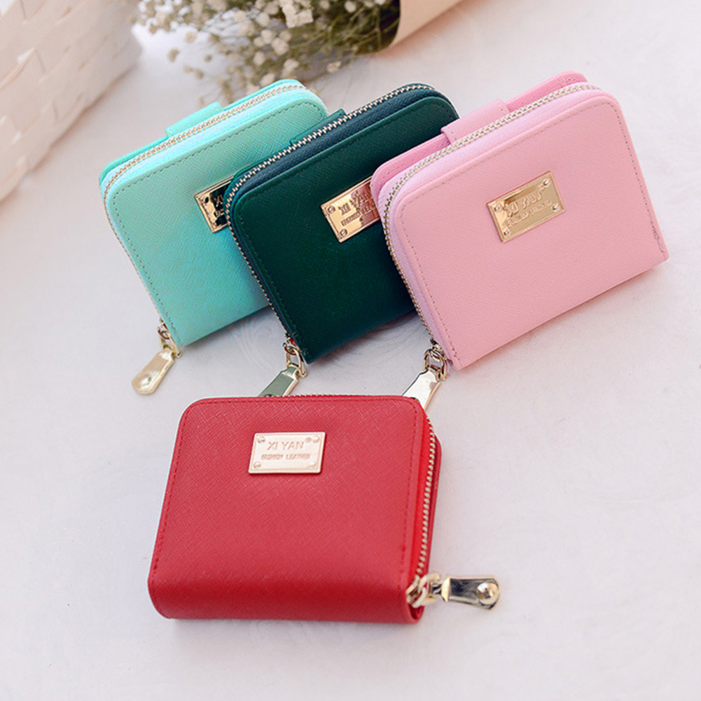 Women Ladies Retro Small Mini Wallet Card Holder Zip Clutch Handbag Coin Purse | eBay